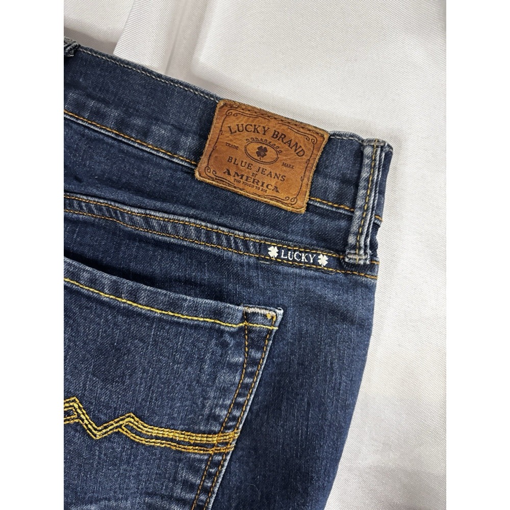 Lucky Brand Brooke Women's Straight‎ Denim Blue Jeans Size 10/30 Regular - Picture 4 of 5